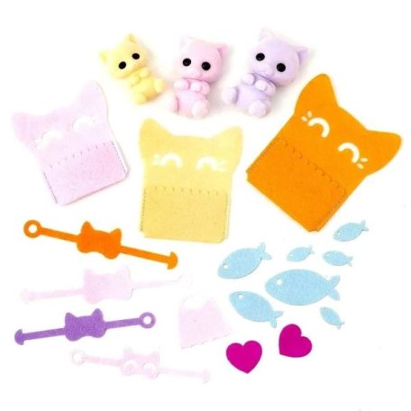  Fuzzikins kiscicák - 3 db-os szett FUZ001