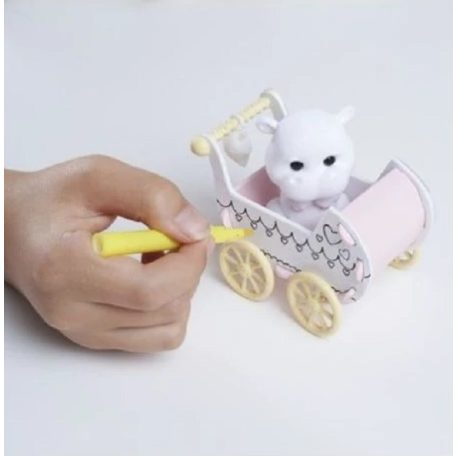 Fuzzikins víziló babakocsival FUZ111