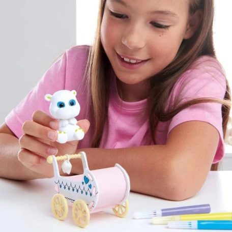 Fuzzikins víziló babakocsival FUZ111