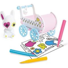 Fuzzikins egérke babakocsival FUZ113