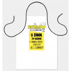 Kötény A konyhában 2 szabály létezik.... New K188