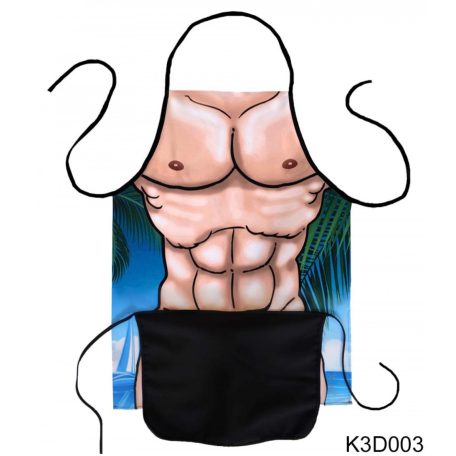 Vicces Kötény 50x70cm - Sörnyitós Kukis kötény K3D003
