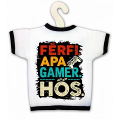 Üvegpóló, Férfi, apa, gamer, hős KPX039