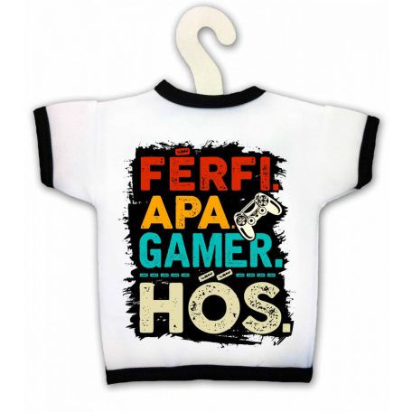 Üvegpóló, Férfi, apa, gamer, hős KPX039
