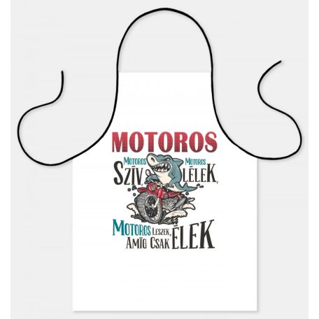 Kötény Motoros szív, motoros lélek K002