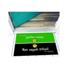 Vicces lábtörlő Itthon/Nem itthon LA050