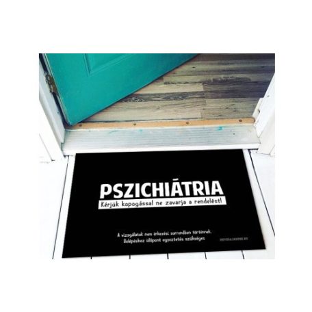 Vicces lábtörlő Pszichiátria LA089