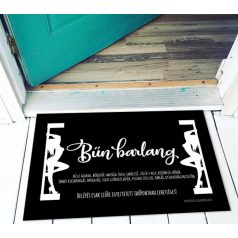 Vicces lábtörlő Bűnbarlang LA136