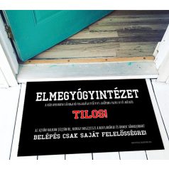 Vicces lábtörlő Elmegyógy intézet LA143