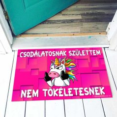 Vicces lábtörlő Csodálatosnak születtem LA162