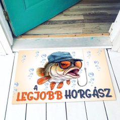 Vicces lábtörlő A legjobb horgász LA169