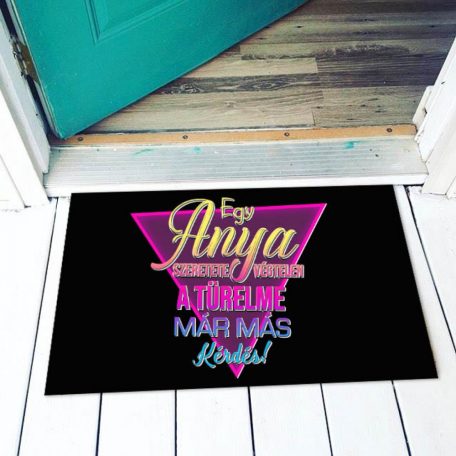 Vicces lábtörlő Anya szeretete végtelen LAX009