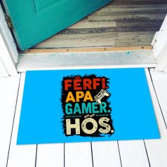 Vicces lábtörlő Férfi, apa, gamer, hős LAX039