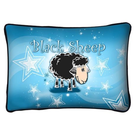 Párna 37cm, Fekete bárány Black Sheep New P001