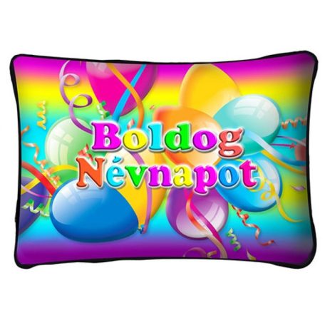 Párna 37cm, Boldog névnapot New P020