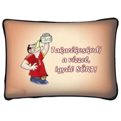 Párna 37cm, Takarékoskodj a vízzel! New P041