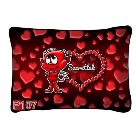 Párna 37cm, Szeretlek New P107