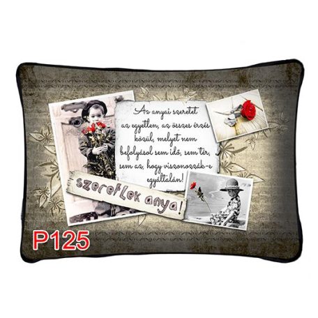 Párna 37cm, Szeretlek Anya! New P125