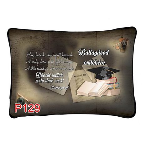 Párna 37cm, Ballagásod emlékére! New P129
