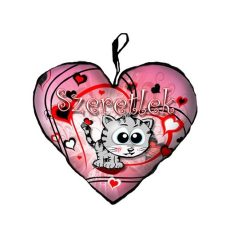Párna 25cm, Szeretlek New PL069