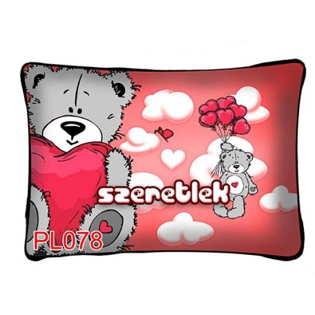 Párna 37cm, Szeretlek New PL078