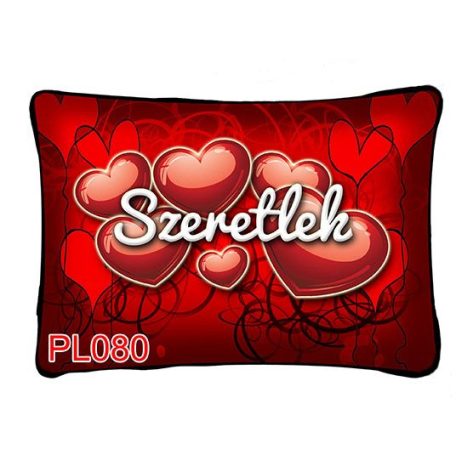 Párna 37cm, Szeretlek New PL080