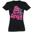Vicces Póló - Semmivel sem tudsz meglepni, Anya vagyok PNX014 Fekete