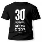 Vicces Póló - 30 évembe került PX074 Fekete