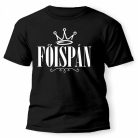 Vicces Póló - FŐISPÁN PX080 Fekete