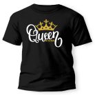 Vicces Póló - Queen PX109 Fekete