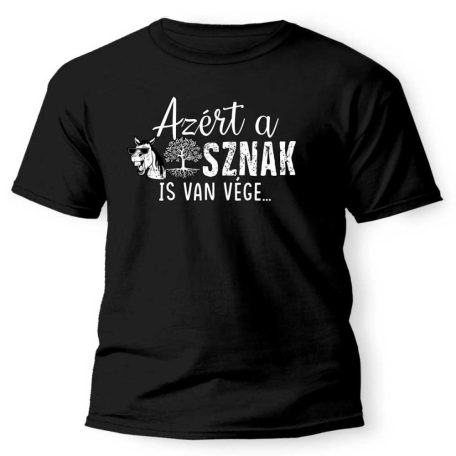 Vicces Póló - Azért a lóf@sznak PX212 Fekete