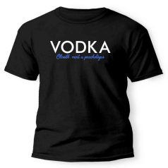 Vicces Póló - VODKA PX218 Fekete