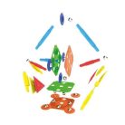 Supermag Projects Multicolor 45 db-os mágneses építőjáték SMG0651