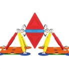 Supermag Projects Multicolor 45 db-os mágneses építőjáték SMG0651