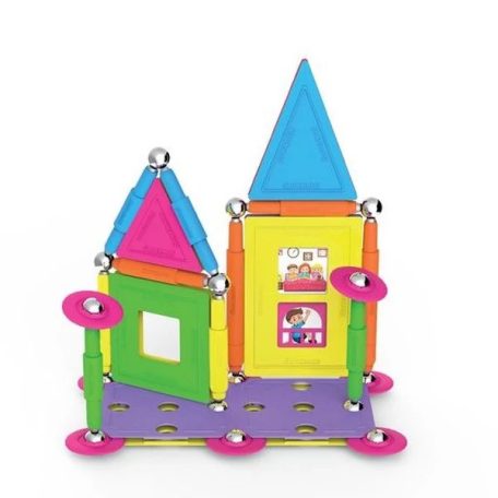 Supermag Projects House 55 db-os mágneses építőjáték SMG0663