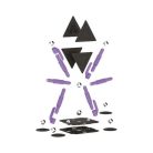 Supermag Projects Technicolor 30 db-os mágneses építőjáték SMG0665