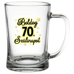 Korsó 600ml, Boldog 70. Szülinapot SS008