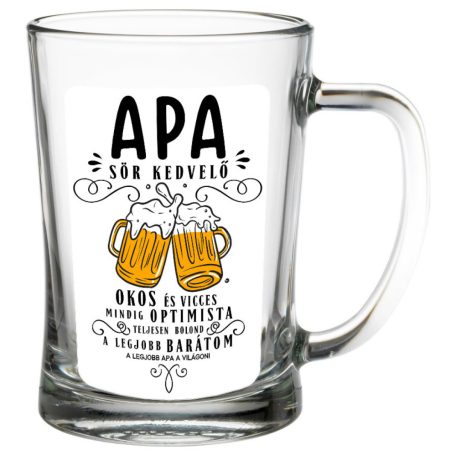 Korsó 600ml, APA Sör Kedvelő SS010