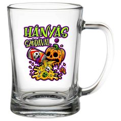   Hányás szódával - Söröskorsó - 500 ml - Halloweeni söröskorsó SS326