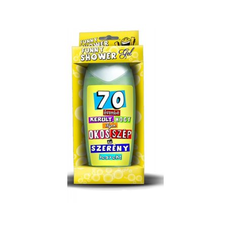 Tusfürdő db Boldog 70. születésnapot New T038