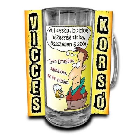 Korsó 300ml, Hosszú boldog házasság titka.. New VK002