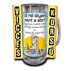 Korsó 300ml, A nő olyan mint a sör! New VK006