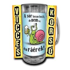 Korsó 300ml, A sőr lassan butít, New VK009