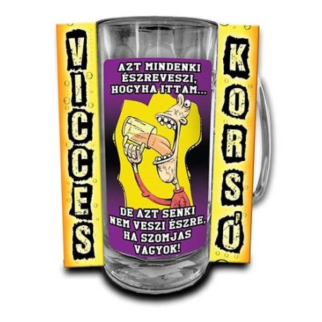 Korsó 300ml, Azt mindenki észreveszi, ha ittam New VK026