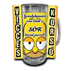   Korsó 300ml, Gondolataim, nem csak a sör körül járnak New VK028