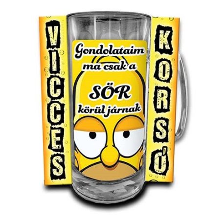 Korsó 300ml, Gondolataim, nem csak a sör körül járnak New VK028