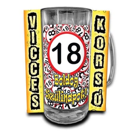 Korsó 300ml, Boldog Szülinapot! 18 New VK031