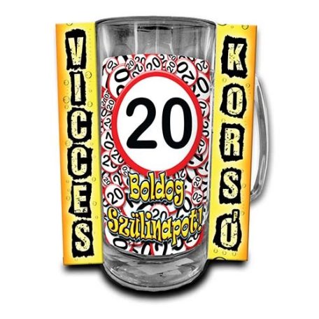 Korsó 300ml, Boldog Szülinapot! 20 New VK032