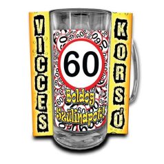 Korsó 300ml, Boldog Szülinapot! 60 New VK036