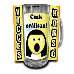 Korsó 300ml, Csak orálisan! New VK039